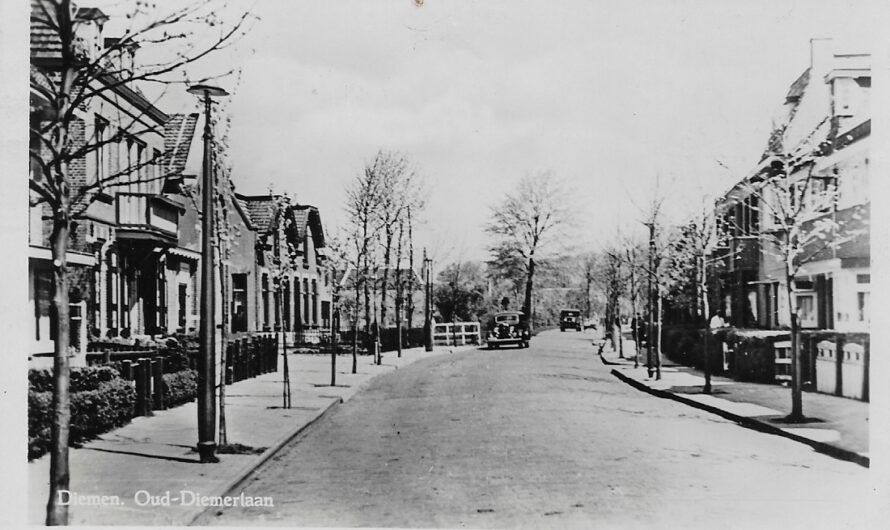 Ouddiemerlaan 1939 richting Diemen-Noord