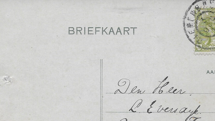 Diemerbrug naar Biezelinge bij Goes (1917)