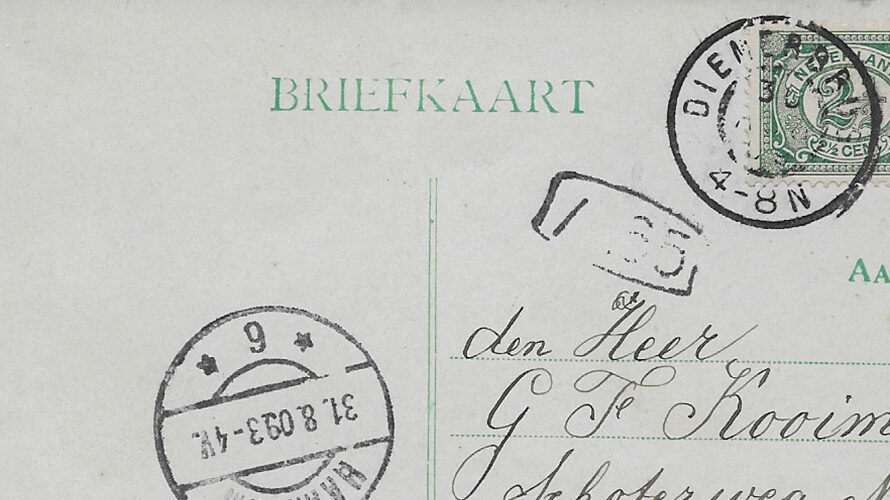 Diemerbrug naar Haarlem (1909)