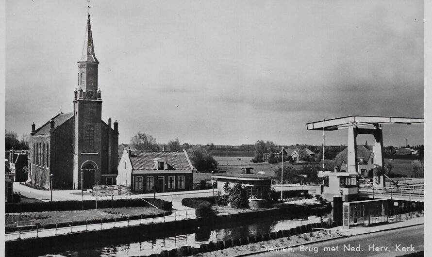 Diemerbrug richting Diemen-Zuid