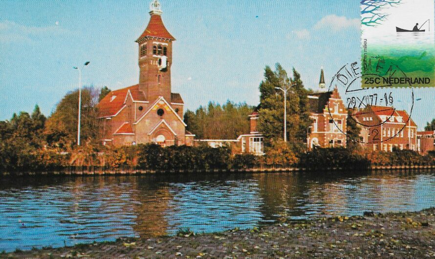 Sint Petrus’ Bandenkerk en -pastorie (ca. 1975)