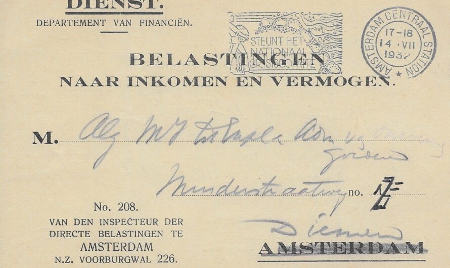 Amsterdam naar Diemen 1932